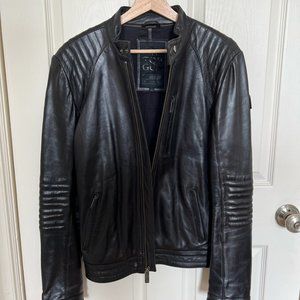 TOP GUN Motorcycle Leather Jacket (Medium slim fit)